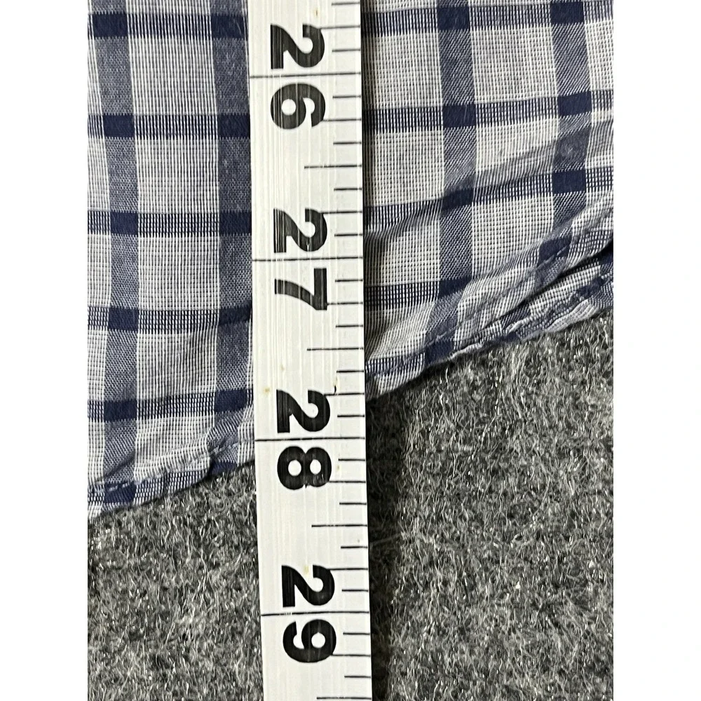 J.Crew Factory - Mens XL Slim Fit - Chambray Windowpane Tattersall‎ Button Down